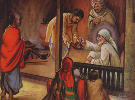 Information on all about sai baba jeevitha charitra.  sai baba, sai satcharitra, sai baba parayanam, saibaba parayanam procedure, saibaba parayanam in telugu,